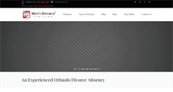 Desktop Screenshot of mensdivorcelaw.com